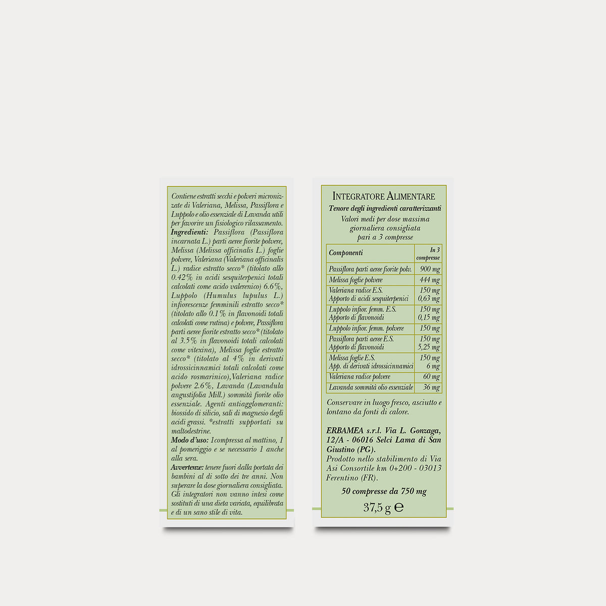 Sinergicum Valeriana Compresse