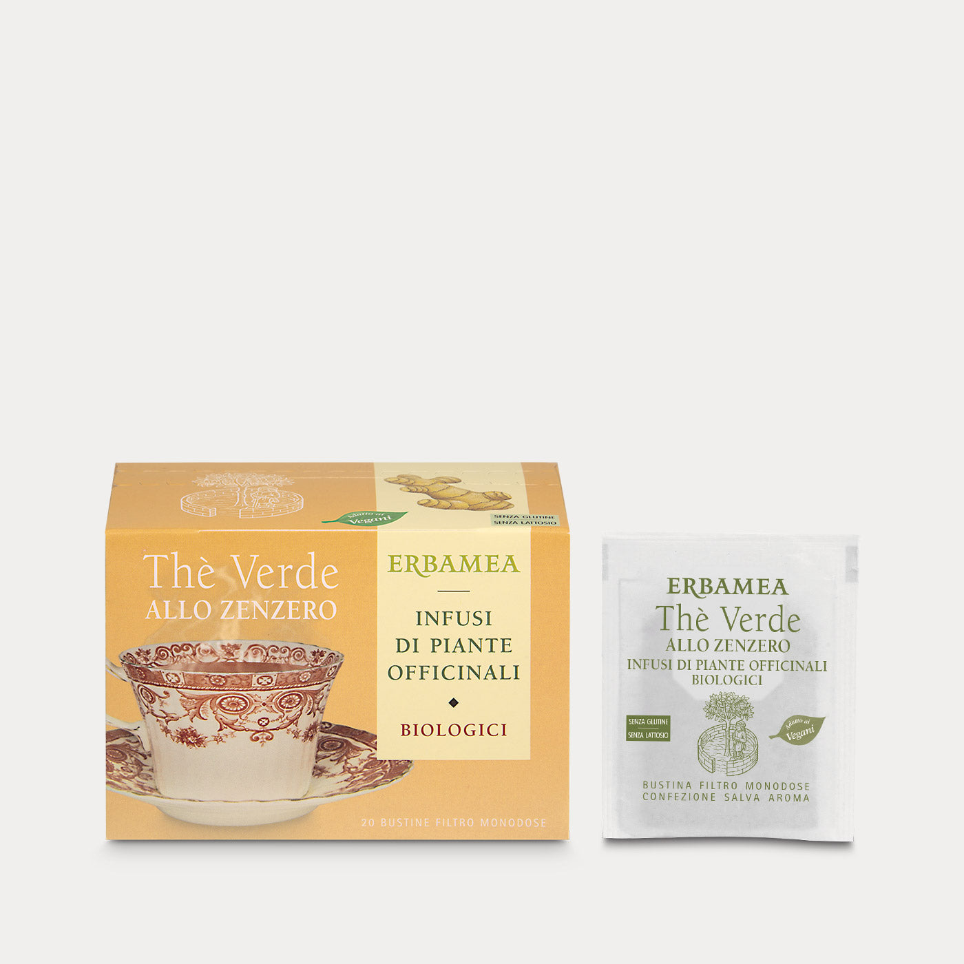 Infuso di Thè Verde allo Zenzero