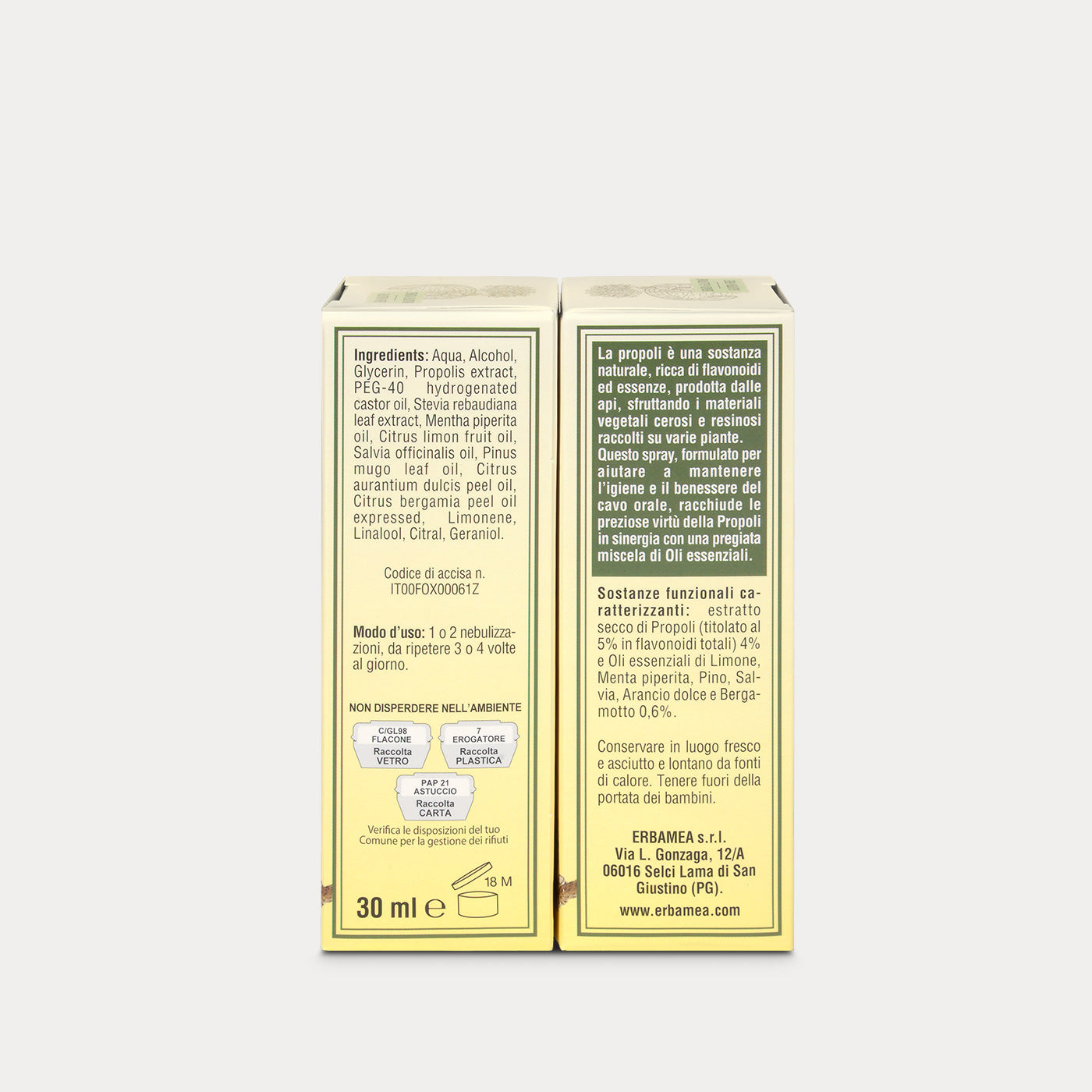 Throat spray Titrated Propolis