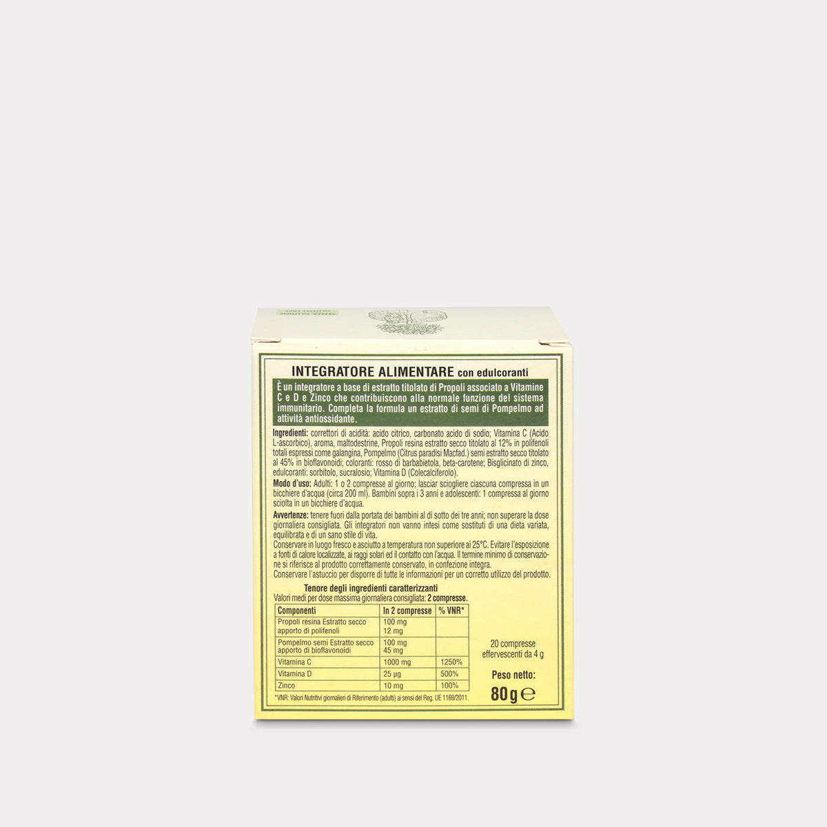 Compresse effervescenti Propoli Titolata