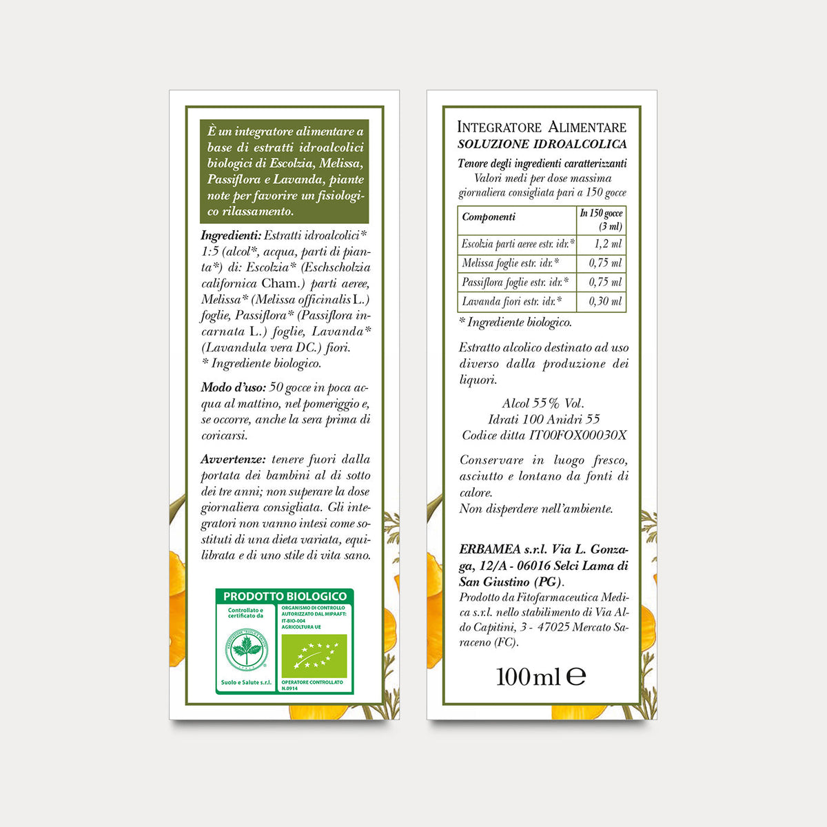 Organic Drops Sedanerv