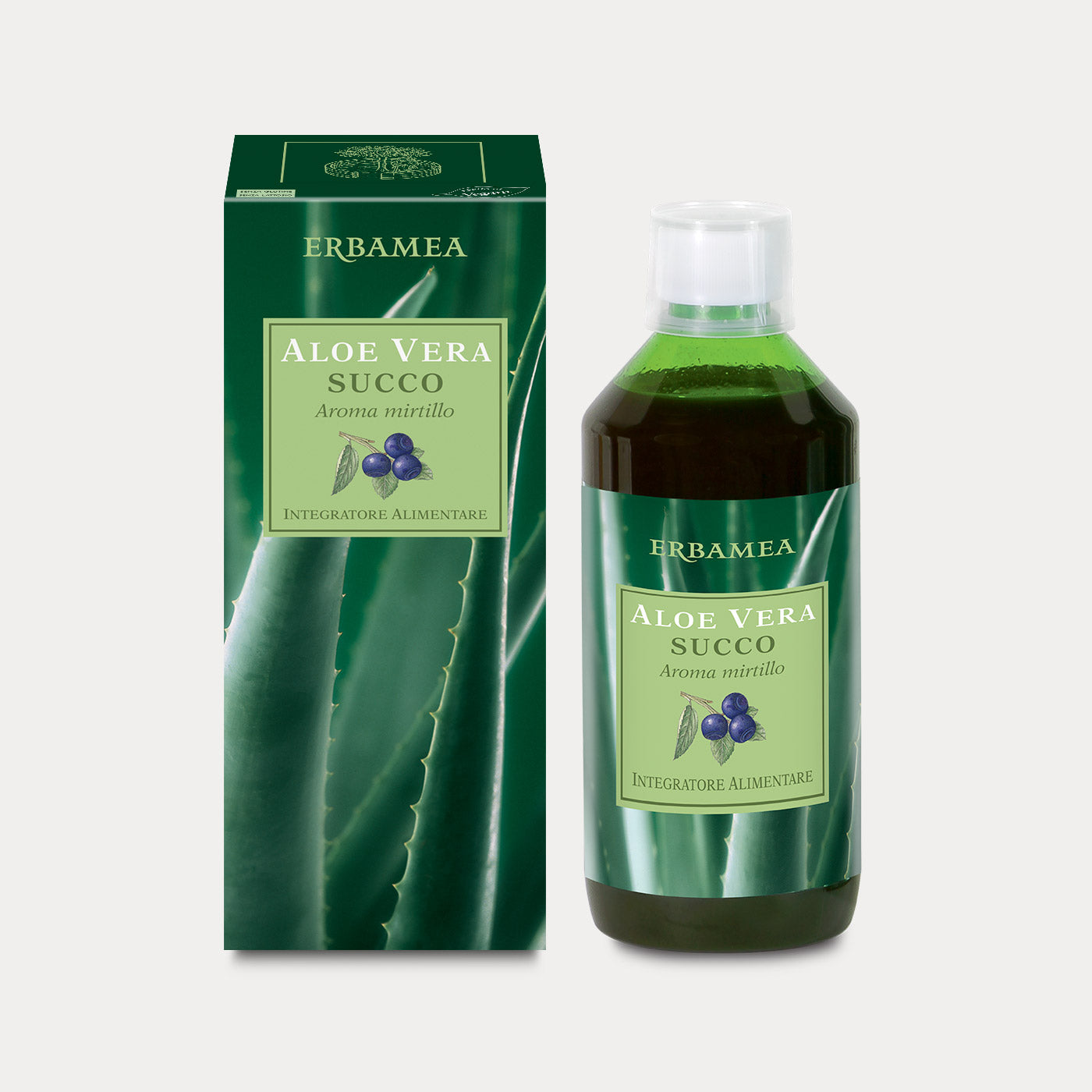 Aloe Vera succo - Aroma mirtillo